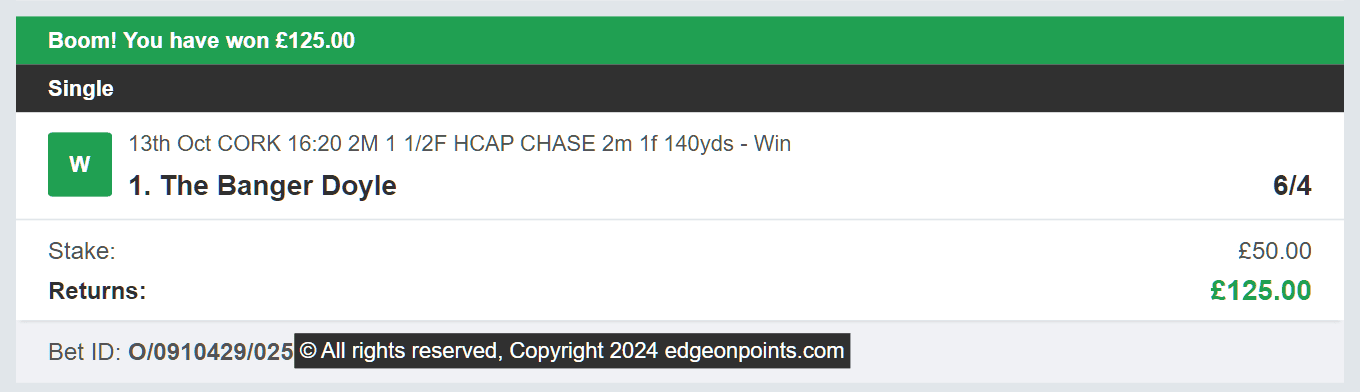 Edge On Points - Winner 2 - 2024-10-13